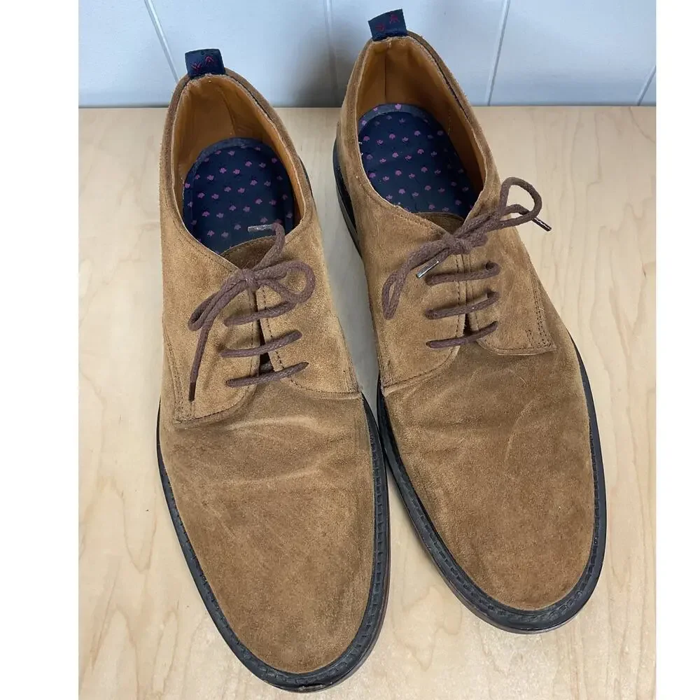 Bonobos Dalton Derby Brown Suede‎ Lace Up Men's Shoes Size 11.5